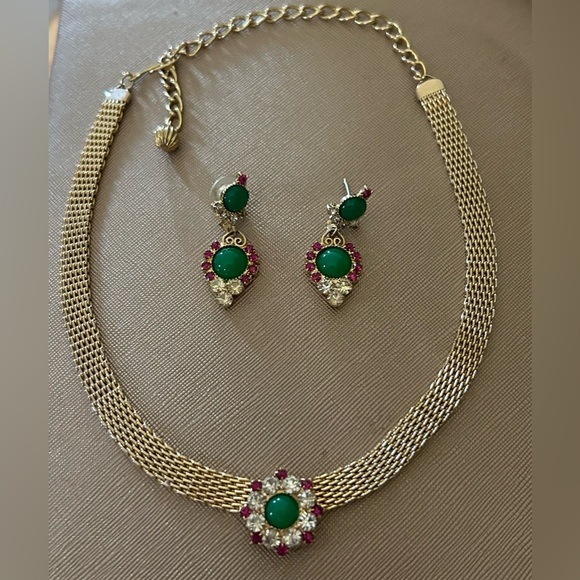 JULIANA Delizza & Elster Studio Girl Heirloom Parure Choker Necklace & Earrings,All Products : American Fashion Style Bags On Sale